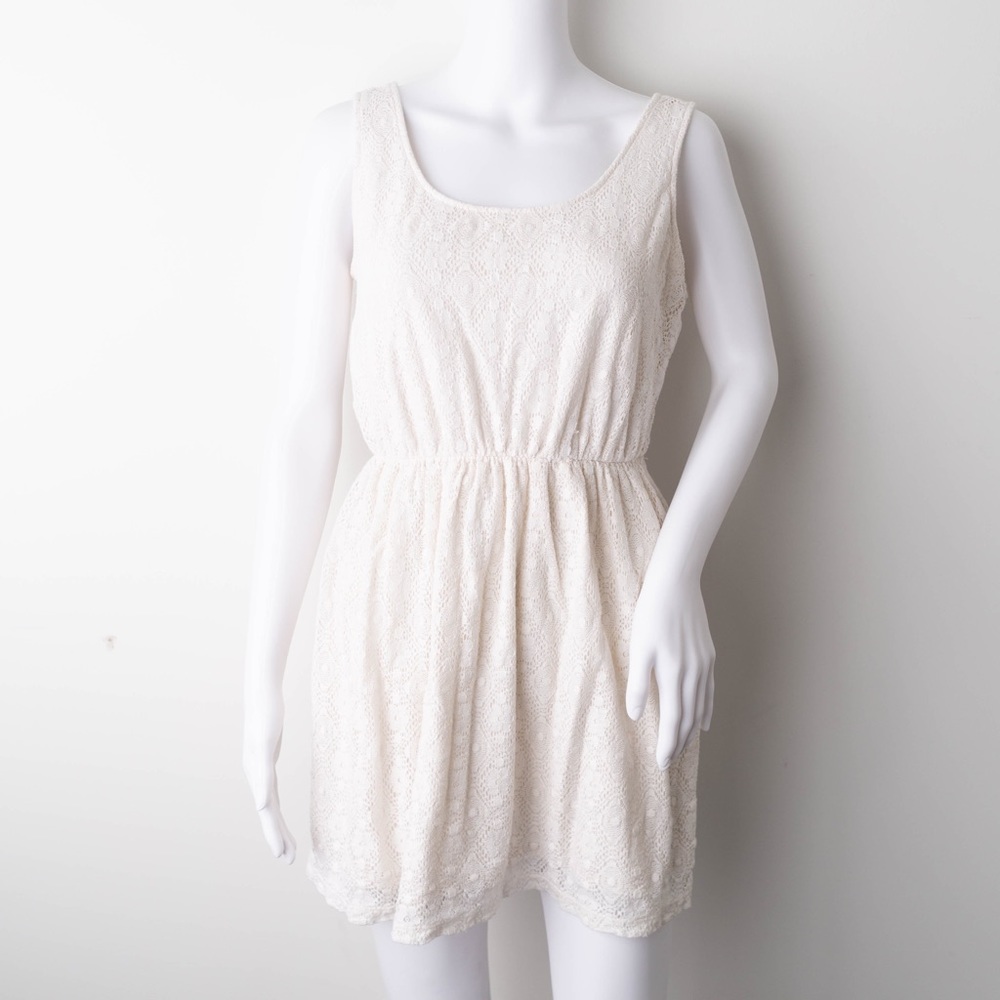 Mossimo | White Lace Dress | S